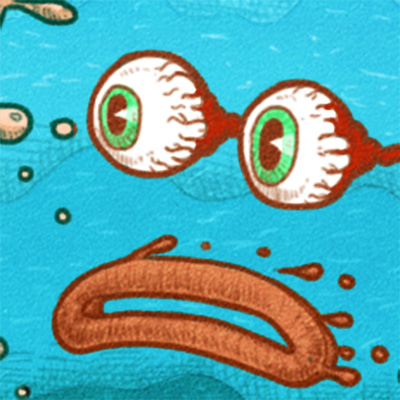 Kontrastiv Magnet Illustration