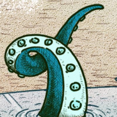 Kontrastiv Tentacle Illustration